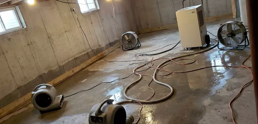 Large-Scale Water Damage Cleanup in Luthersville